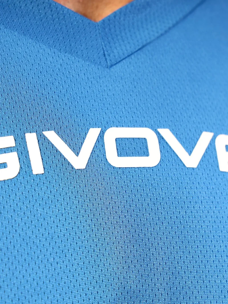 GIVOVA ONE MICROMESH Uniszex ujjatlan légáteresztő sportmez - Kék - Image 3