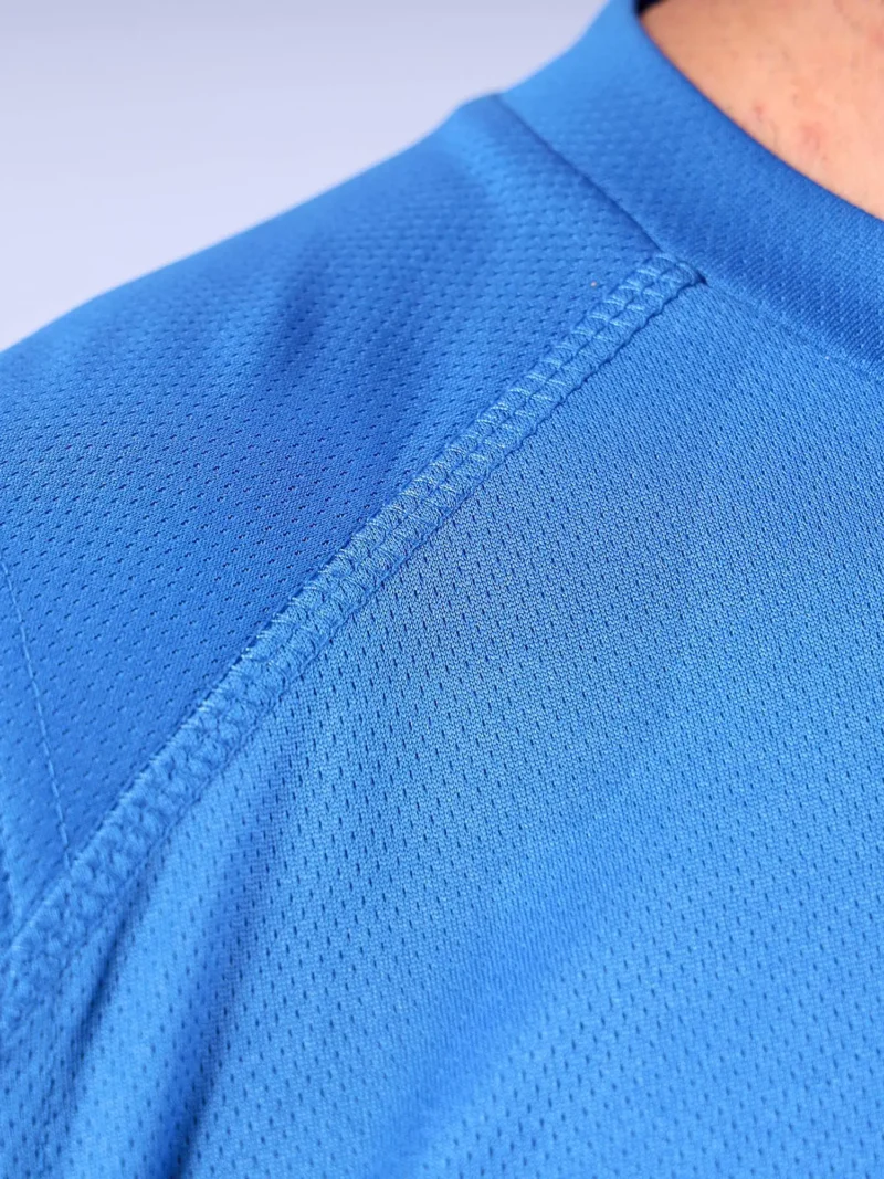 GIVOVA ONE MICROMESH Uniszex ujjatlan légáteresztő sportmez - Kék - Image 4