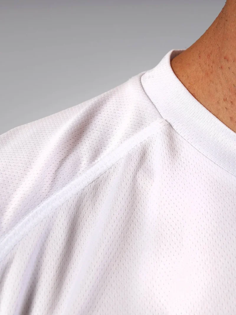 GIVOVA ONE MICROMESH Uniszex ujjatlan légáteresztő sportmez - Fehér - Image 4