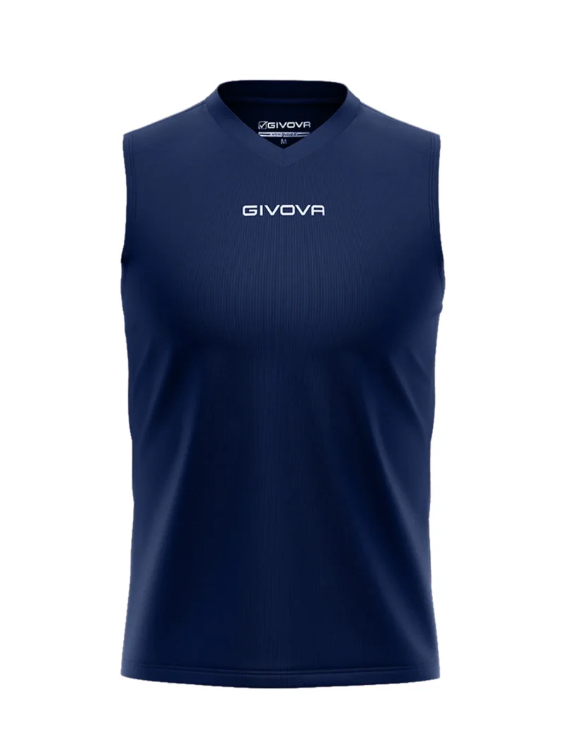 GIVOVA ONE MICROMESH Uniszex ujjatlan légáteresztő sportmez - Sötétkék - Image 6