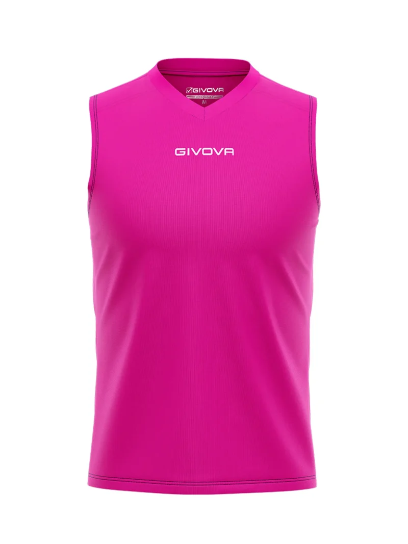 GIVOVA ONE MICROMESH Uniszex ujjatlan légáteresztő sportmez - Fukszia - Image 5
