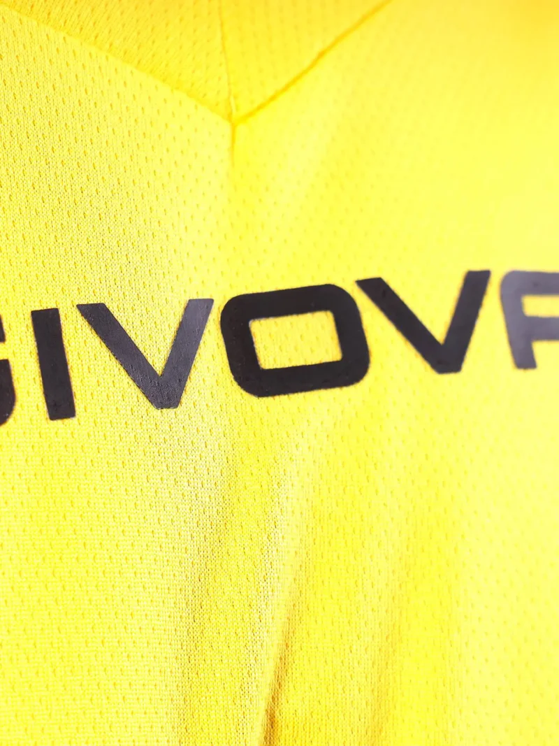 GIVOVA ONE MICROMESH Uniszex ujjatlan légáteresztő sportmez - Sárga - Image 3