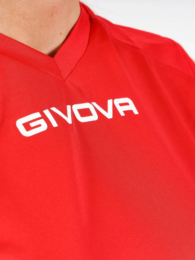 GIVOVA ONE MICROMESH Uniszex ujjatlan légáteresztő sportmez - Piros - Image 3