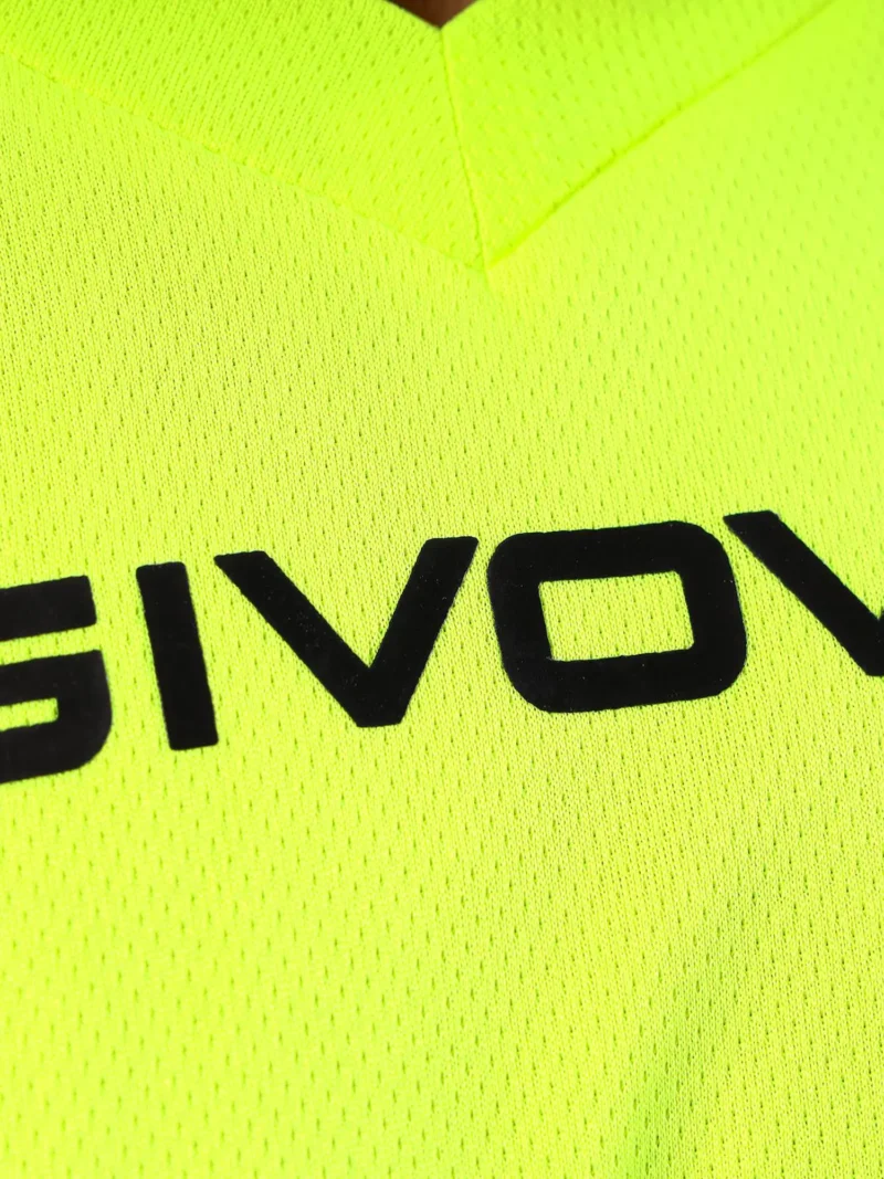 GIVOVA ONE MICROMESH Uniszex ujjatlan légáteresztő sportmez - Neonsárga - Image 3