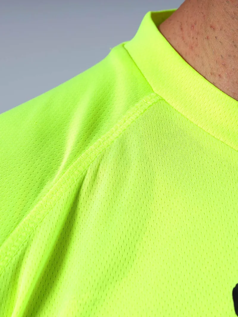 GIVOVA ONE MICROMESH Uniszex ujjatlan légáteresztő sportmez - Neonsárga - Image 4