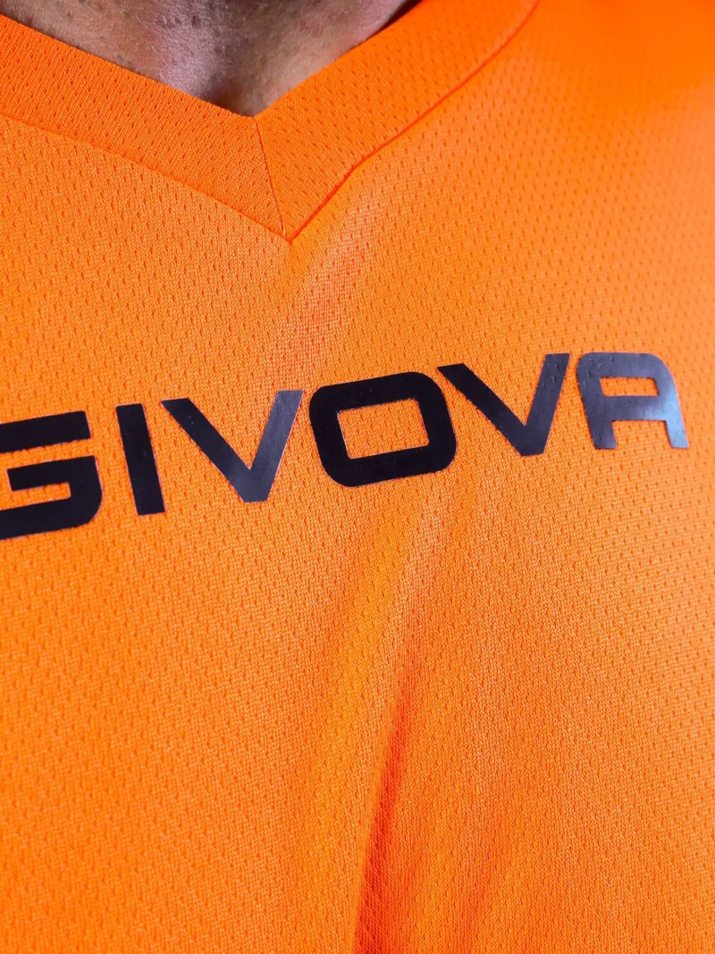 GIVOVA ONE MICROMESH Uniszex ujjatlan légáteresztő sportmez - Narancs - Image 3