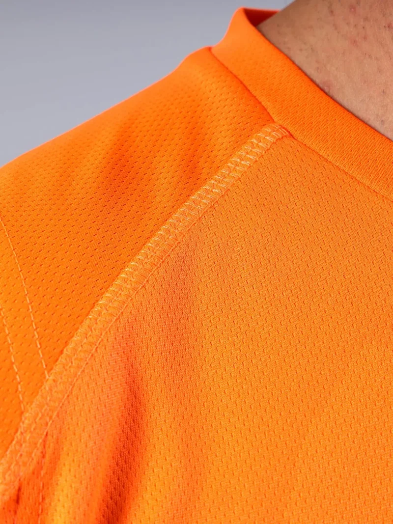 GIVOVA ONE MICROMESH Uniszex ujjatlan légáteresztő sportmez - Narancs - Image 4
