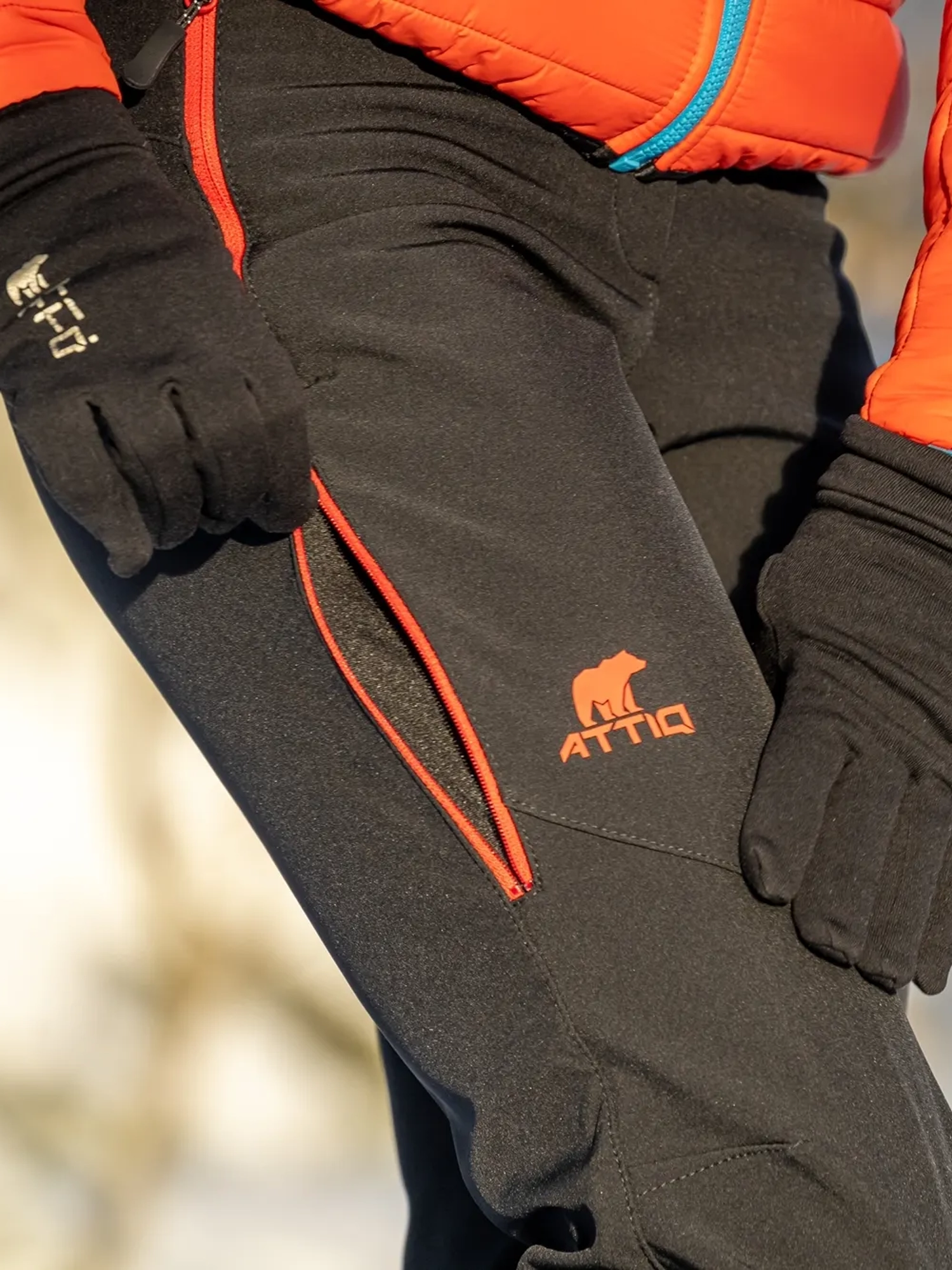 SOFTSHELL OUTDOOR Női vízálló nadrág – Fekete / Piros 8 SOFTSHELL OUTDOOR Női vízálló nadrág - Fekete / Piros - Image 6