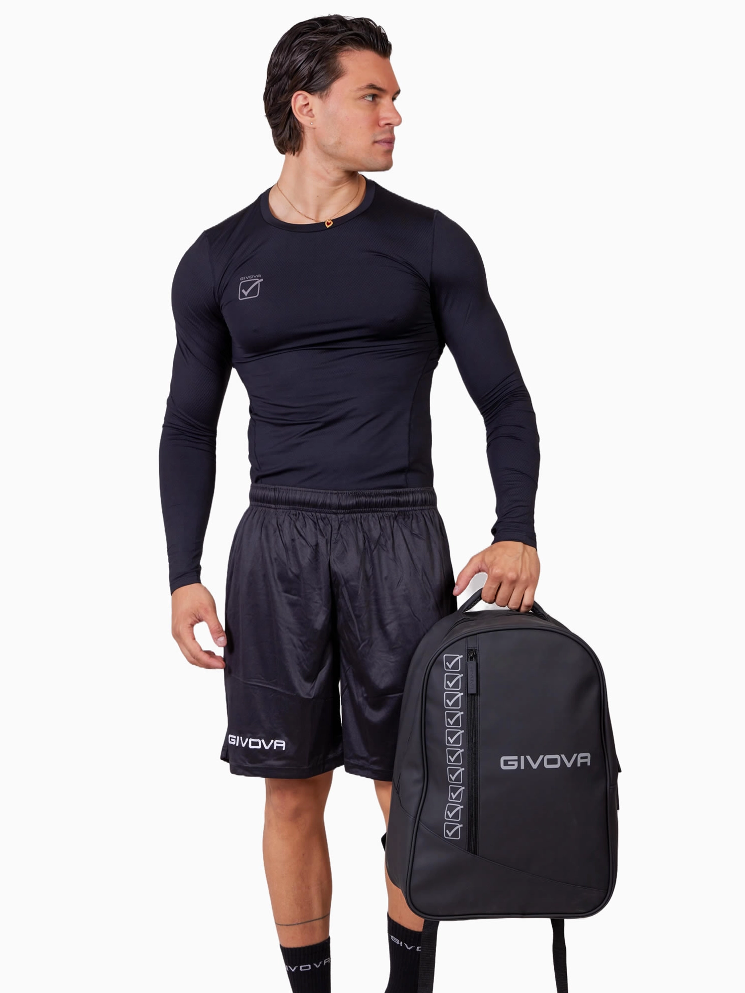 ZAINO WALK Uniszex vízálló hátizsák – Fekete 5 ZAINO WALK Uniszex vízálló hátizsák - Fekete - Image 2