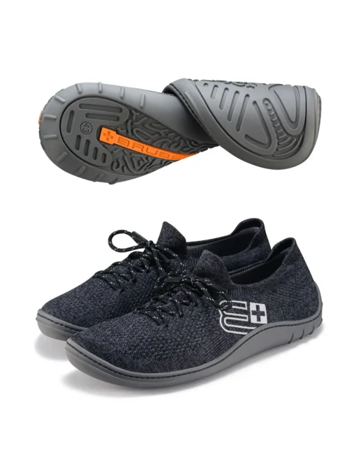 BAREFOOT 25' Férfi merinó gyapjú mezítlábas cipő - Grafit