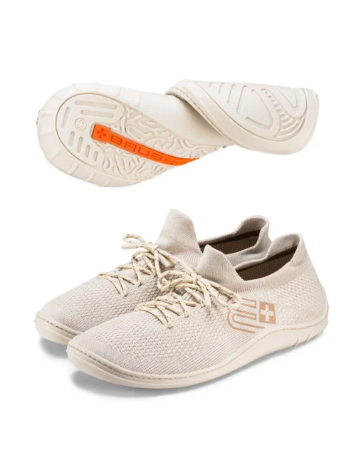 BAREFOOT 25' Férfi merinó gyapjú mezítlábas cipő - Krém