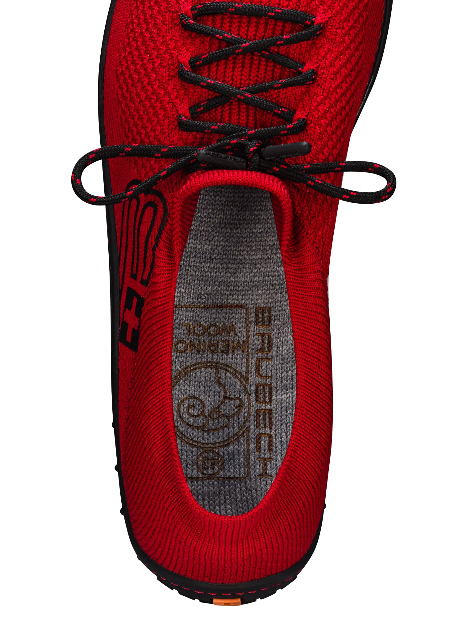 BAREFOOT 25′ Férfi merinó gyapjú mezítlábas cipő – Piros / Fekete 13 BAREFOOT 25' Férfi merinó gyapjú mezítlábas cipő - Piros / Fekete - Image 10