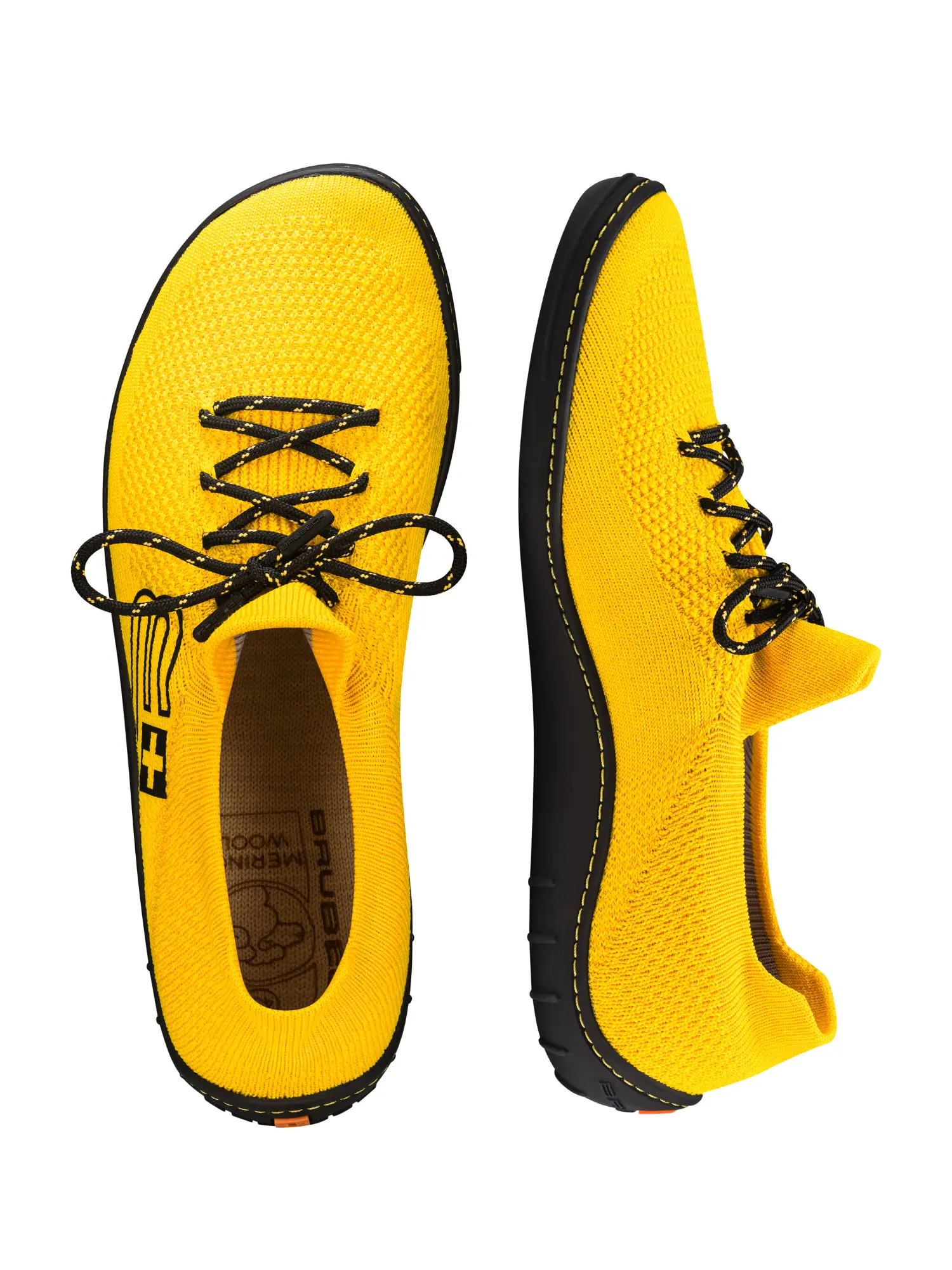 BAREFOOT 25′ Férfi merinó gyapjú mezítlábas cipő – Sárga / Fekete 6 BAREFOOT 25' Férfi merinó gyapjú mezítlábas cipő - Sárga / Fekete - Image 3