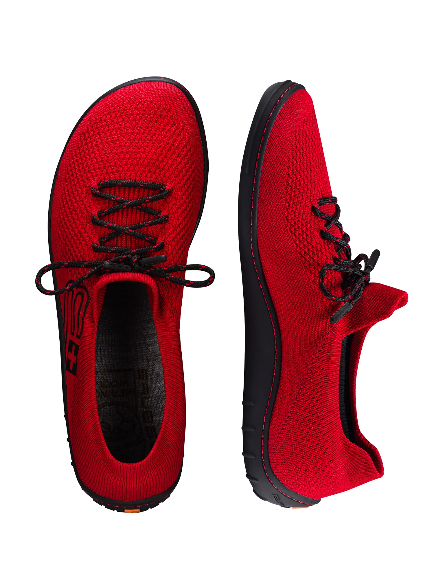 BAREFOOT 25′ Férfi merinó gyapjú mezítlábas cipő – Piros / Fekete 6 BAREFOOT 25' Férfi merinó gyapjú mezítlábas cipő - Piros / Fekete - Image 3