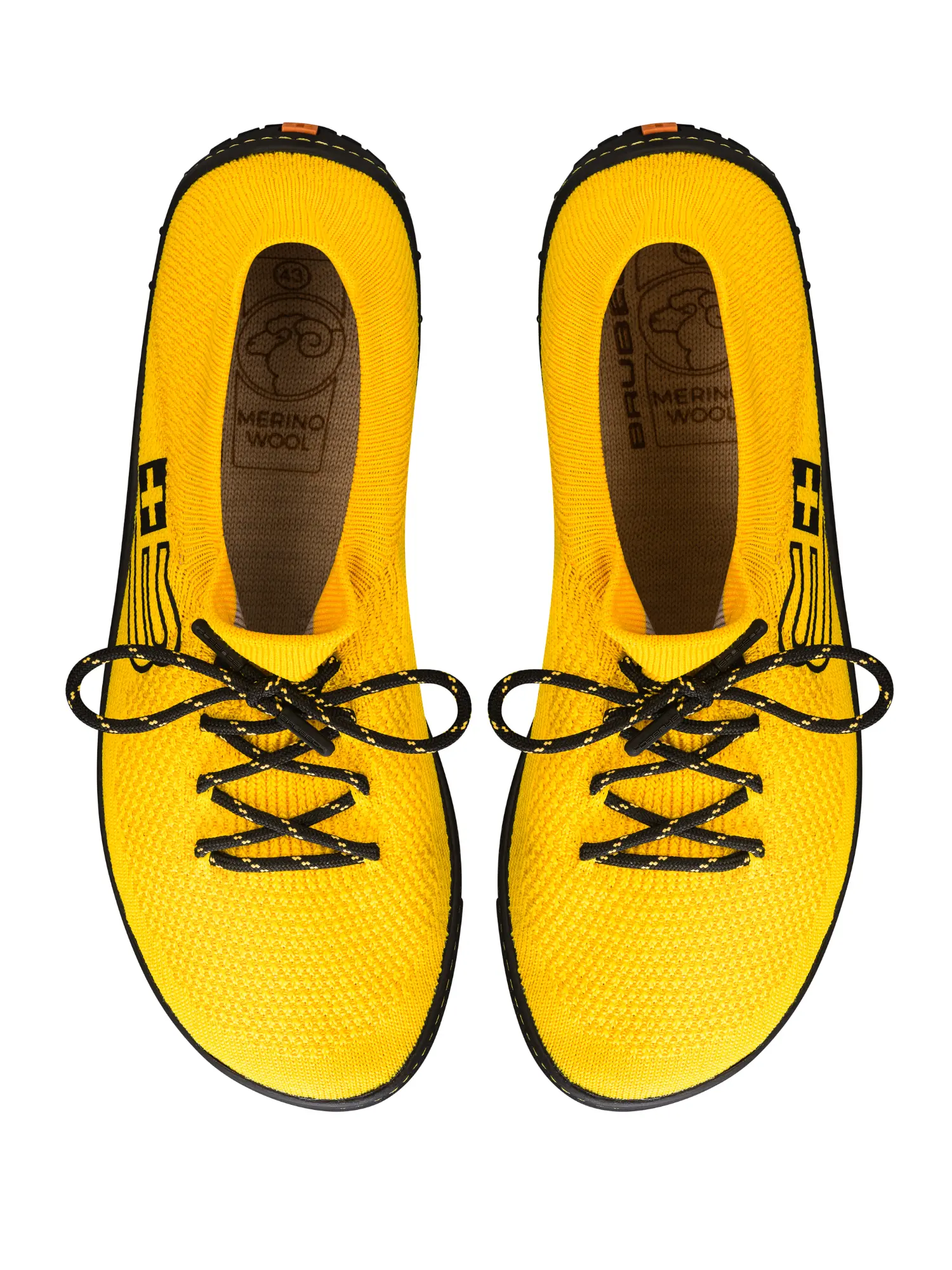 BAREFOOT 25′ Férfi merinó gyapjú mezítlábas cipő – Sárga / Fekete 7 BAREFOOT 25' Férfi merinó gyapjú mezítlábas cipő - Sárga / Fekete - Image 4