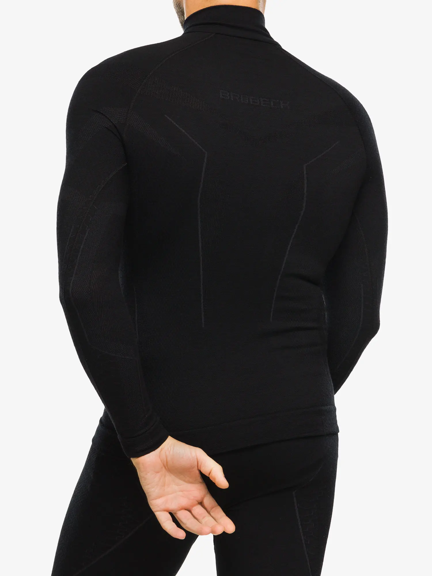 EXTREME MERINO Férfi merinó gyapjú cipzáras aláöltözet felső – Fekete 8 EXTREME MERINO Férfi merinó gyapjú cipzáras aláöltözet felső - Fekete - Image 5