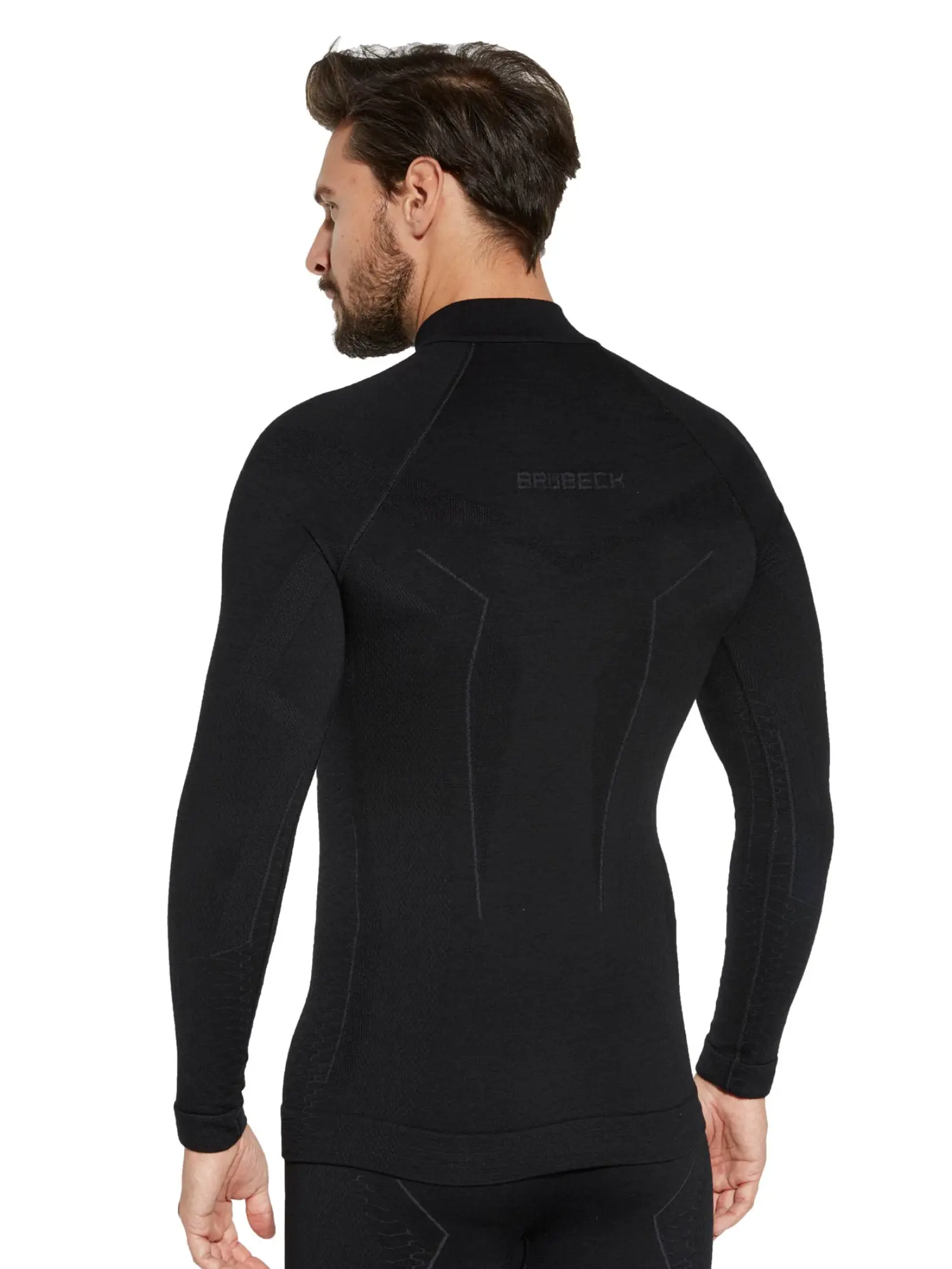 EXTREME MERINO Férfi merinó gyapjú cipzáras aláöltözet felső – Fekete 5 EXTREME MERINO Férfi merinó gyapjú cipzáras aláöltözet felső - Fekete - Image 2