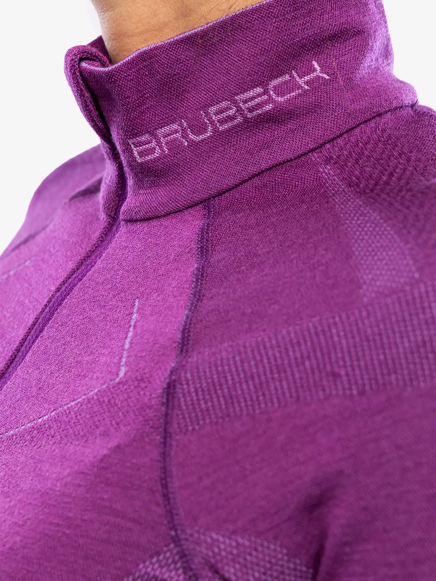 EXTREME MERINO Női merinó gyapjú cipzáras aláöltözet felső – Bíbor 13 EXTREME MERINO Női merinó gyapjú cipzáras aláöltözet felső - Bíbor - Image 10