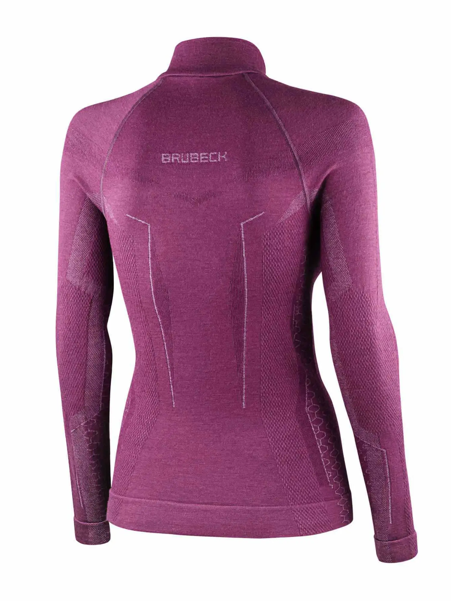 EXTREME MERINO Női merinó gyapjú cipzáras aláöltözet felső – Bíbor 15 EXTREME MERINO Női merinó gyapjú cipzáras aláöltözet felső - Bíbor - Image 12