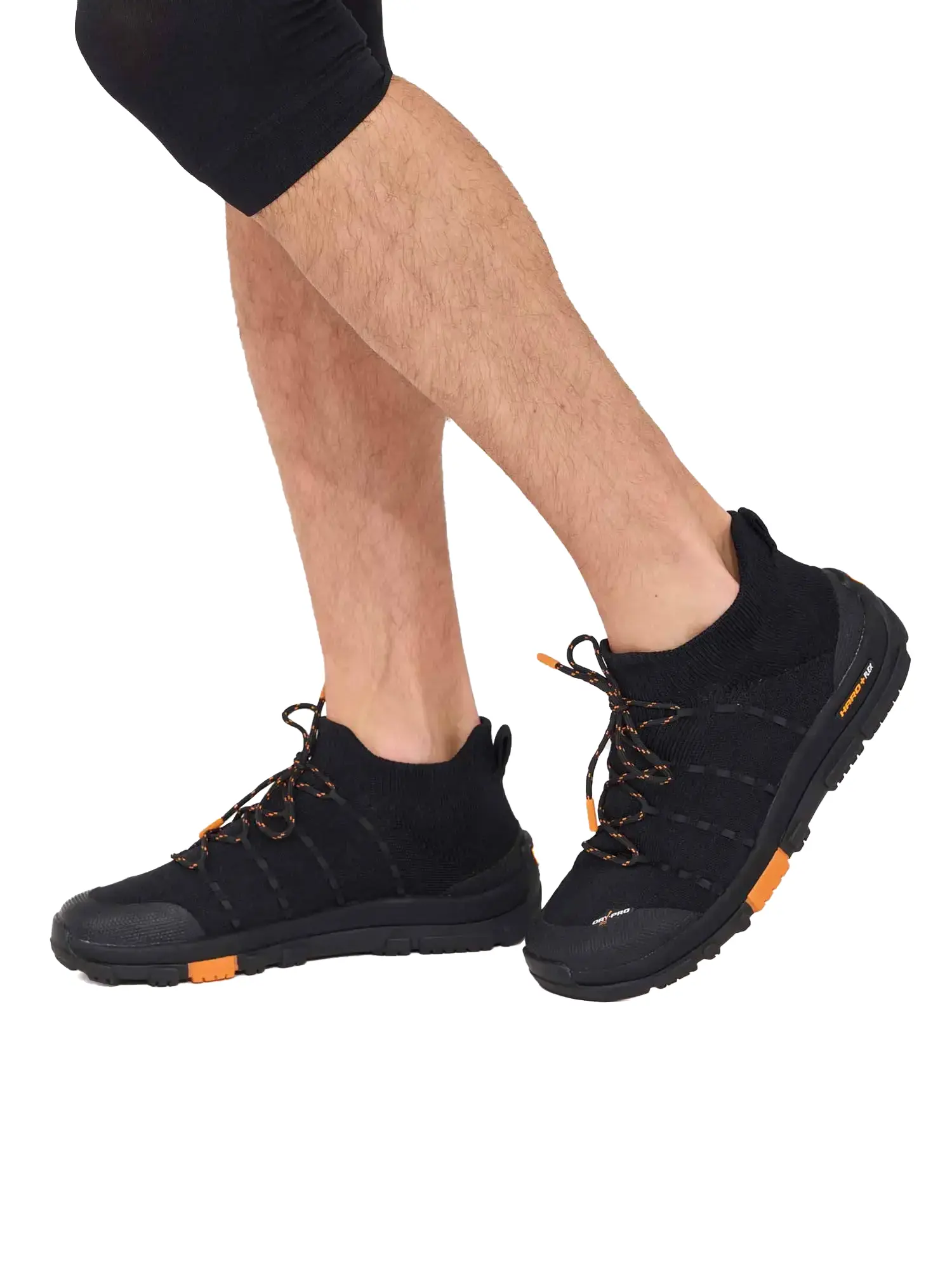 TREK MERINO Férfi vízálló merinó gyapjú túracipő – Fekete / Narancs 11 TREK MERINO Férfi vízálló merinó gyapjú túracipő - Fekete / Narancs - Image 8