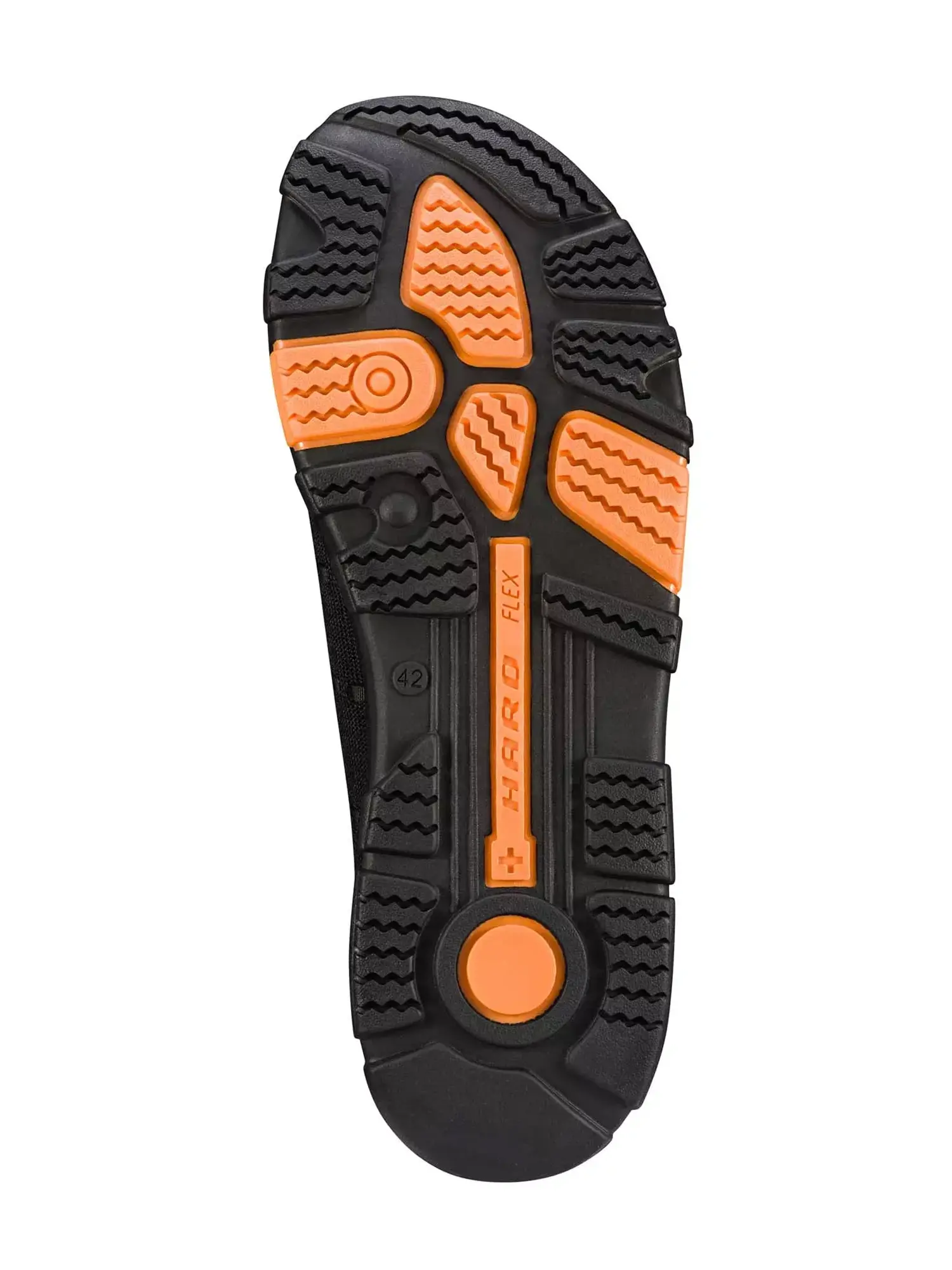 TREK MERINO Férfi vízálló merinó gyapjú túracipő – Fekete / Narancs 8 TREK MERINO Férfi vízálló merinó gyapjú túracipő - Fekete / Narancs - Image 5