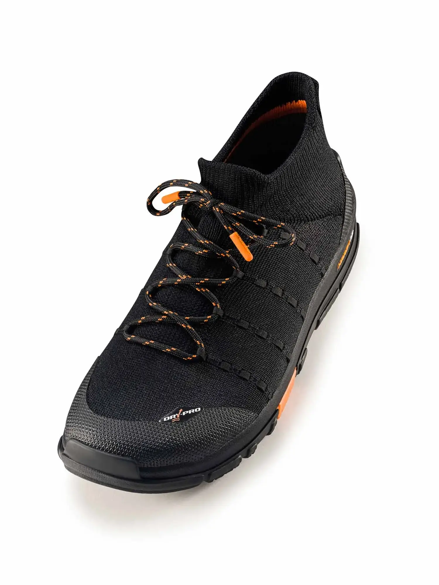 TREK MERINO Férfi vízálló merinó gyapjú túracipő – Fekete / Narancs 9 TREK MERINO Férfi vízálló merinó gyapjú túracipő - Fekete / Narancs - Image 6