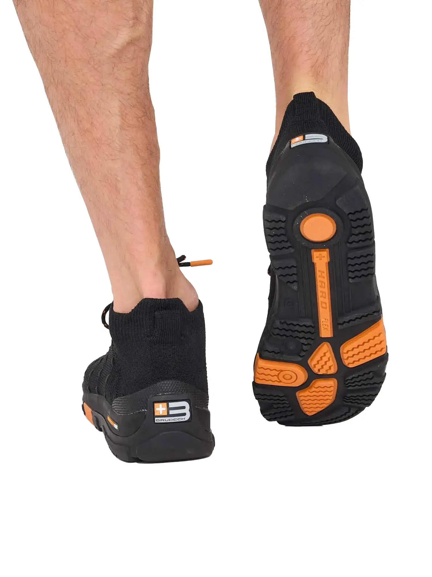 TREK MERINO Férfi vízálló merinó gyapjú túracipő – Fekete / Narancs 12 TREK MERINO Férfi vízálló merinó gyapjú túracipő - Fekete / Narancs - Image 9