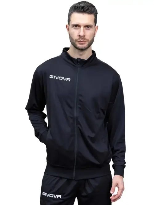 GIACCA REVOLUTION Uniszex nyári melegítőfelső - Fekete