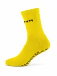 Givova CALZA SUPER GRIP sárga sportzokni oldalnézetből, rugalmas kialakítással és komfortos viselettel.