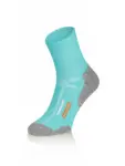 A PERFORMANCE OUTDOOR Drytex Comfort türkiz túrazokni egy darabos packshot képe, kopásálló technikai zokni megerősített kialakítással, amely ideális választás nyári túrázáshoz, hegymászáshoz és outdoor sportokhoz.