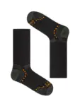 ALPACA OUTDOOR Merinó + Alpaca gyapjú túrazokni fekete színben, elegáns és prémium outdoor zokni természetes gyapjúból maximális kényelemhez és hőszabályozáshoz.