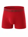 COMFORT COTTON Férfi pamut boxer – Sötétpiros 10 COMFORT COTTON Férfi pamut boxer - Sötétpiros - Image 3