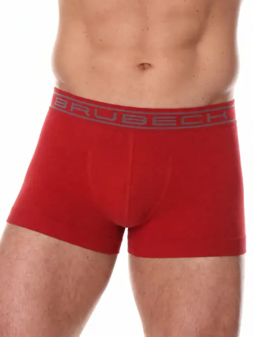 COMFORT COTTON Férfi pamut trunk alsónadrág - Sötétpiros