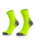 RUN COMPRESSION Kompressziós futózokni +ezüstion – Neonzöld 12 COMODO RUN COMPRESSION neonzöld kompressziós futózokni párban, futáshoz és sportoláshoz