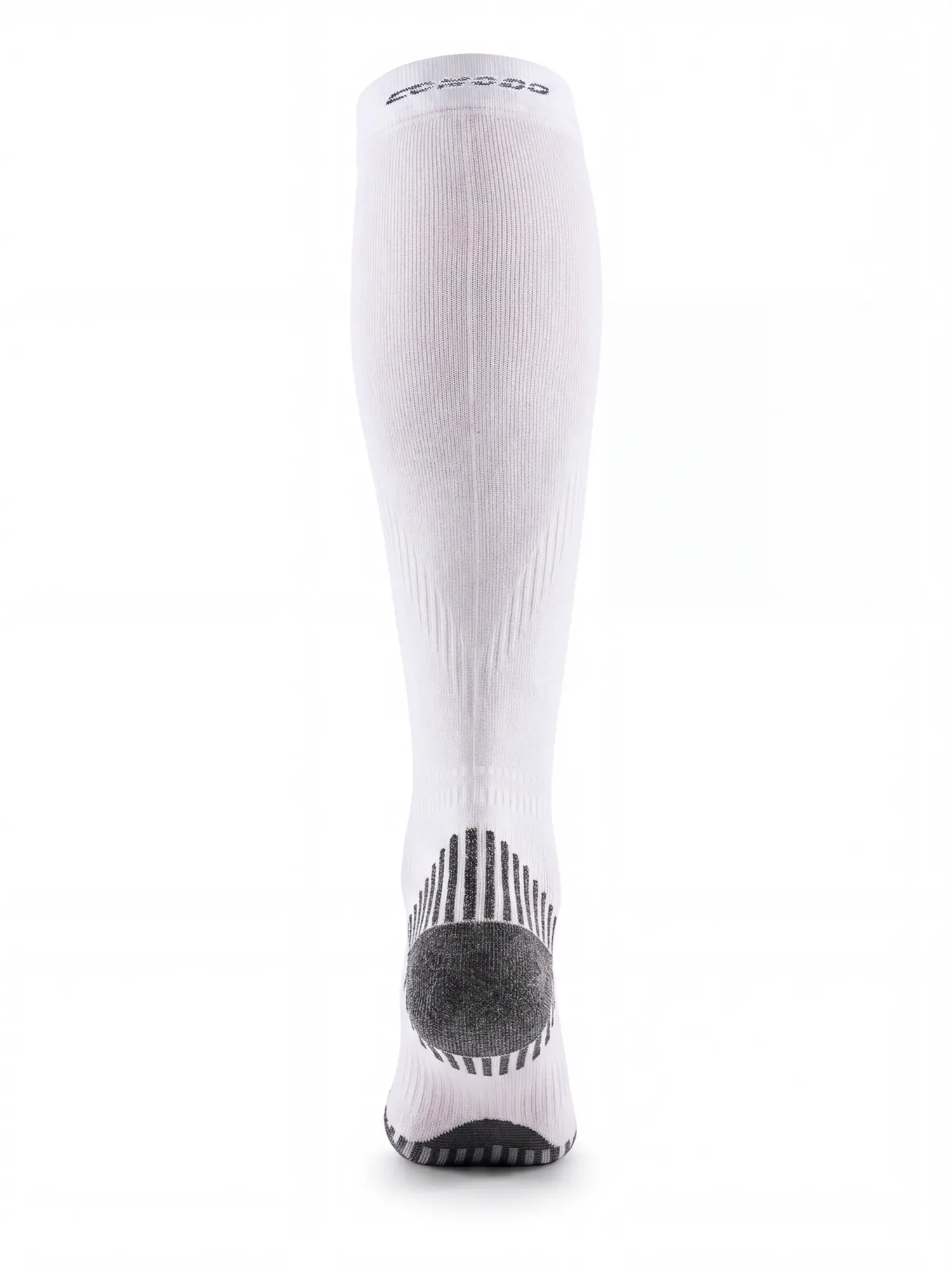 RUN COMPRESSION Kompressziós hosszú szárú futózokni +ezüstion – Fehér 5 COMODO RUN COMPRESSION fehér kompressziós futózokni ezüstionos szállal a friss érzetért