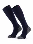 COMODO RUN COMPRESSION sötétkék kompressziós futózokni hosszú szárral, futáshoz
