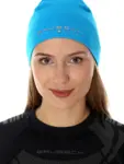 Uniszex Merinó gyapjú sportsapka - Világoskék