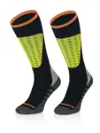 SKI MOUNTAIN Polycolon +Drytex sízokni – Fekete / Neonzöld 9 Fekete-neonzöld SKI MOUNTAIN technikai sízokni pár síeléshez
